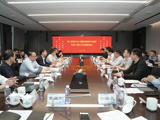 中國有研黨委深入貫徹中央八項規定精神學習教育 召開年輕干部學習交流座談會