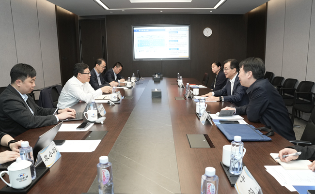 中國信息協(xié)會(huì)會(huì)長王金平一行到訪中國有研