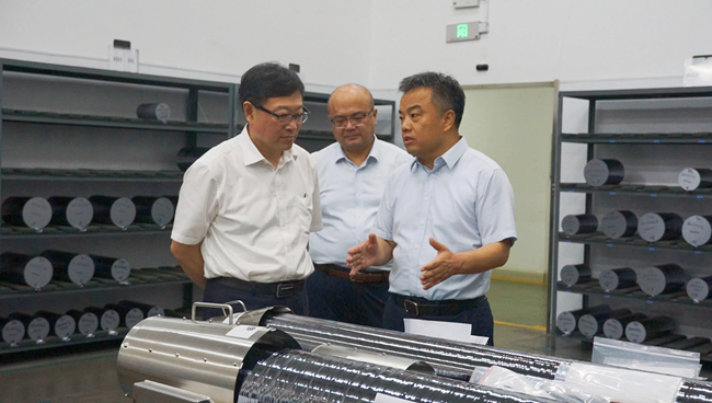 中國有研黨委副書記、總經理艾磊拜訪德州市委、市政府并調研在德州企業